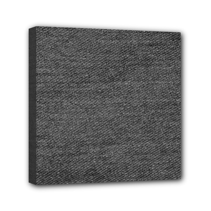 Black Denim Mini Canvas 6  x 6 