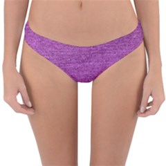 Purple Denim Reversible Hipster Bikini Bottoms by snowwhitegirl