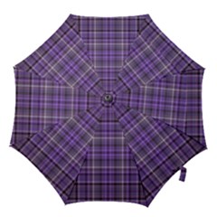 Purple  Plaid Hook Handle Umbrellas (Small)