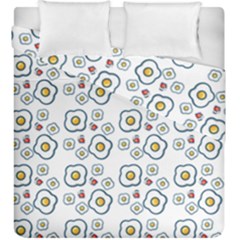 Eggs White Duvet Cover Double Side (king Size)