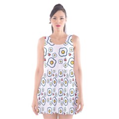 Eggs White Scoop Neck Skater Dress by snowwhitegirl