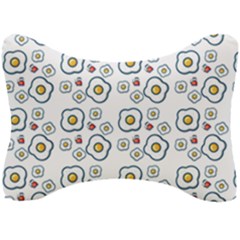 Eggs White Seat Head Rest Cushion by snowwhitegirl