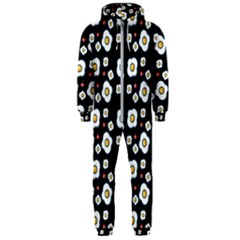 Eggs Black Hooded Jumpsuit (Men) 