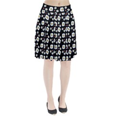 Eggs Black Pleated Skirt