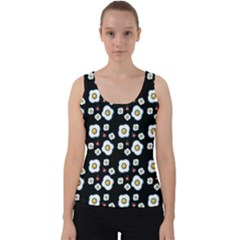 Eggs Black Velvet Tank Top