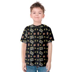 Fast Food Black Kids  Cotton Tee