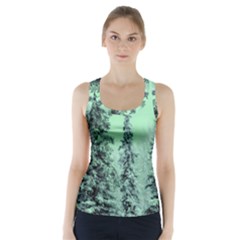 Winter Trees Racer Back Sports Top