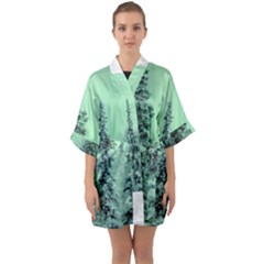 Winter Trees Quarter Sleeve Kimono Robe by snowwhitegirl