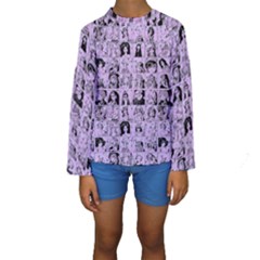 Lilac Yearbok Kids  Long Sleeve Swimwear