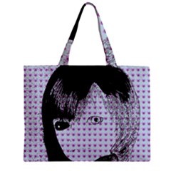 Heartwill Zipper Mini Tote Bag by snowwhitegirl