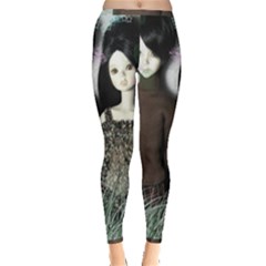 Dolls In The Grass Inside Out Leggings by snowwhitegirl