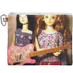 Playing The Guitar Canvas Cosmetic Bag (xxxl)