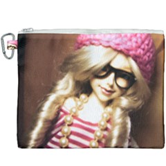 Cover Girl Canvas Cosmetic Bag (xxxl) by snowwhitegirl