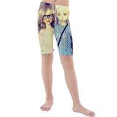  Kids  Mid Length Swim Shorts