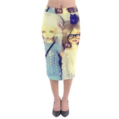  Midi Pencil Skirt
