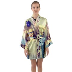  Long Sleeve Kimono Robe