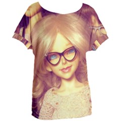 Girls With Glasses Women s Oversized Tee by snowwhitegirl