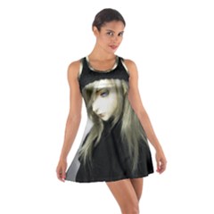 Black Angel Cotton Racerback Dress