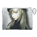 Black Angel Canvas Cosmetic Bag (XL) View2