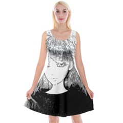 Girl Reversible Velvet Sleeveless Dress