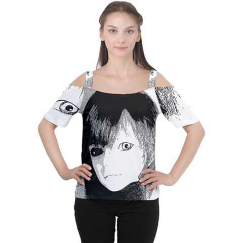 Boy Cutout Shoulder Tee by snowwhitegirl