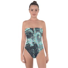 Grainy Angelica Tie Back One Piece Swimsuit