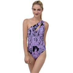 Lilac Yearbook 1 To One Side Swimsuit by snowwhitegirl