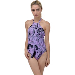 Lilac Yearbook 1 Go With The Flow One Piece Swimsuit by snowwhitegirl