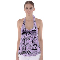 Lilac Yearbook 2 Babydoll Tankini Top by snowwhitegirl