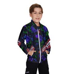 Blue Rose Vampire Windbreaker (kids) by snowwhitegirl