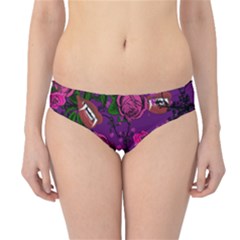 Purple  Rose Vampire Hipster Bikini Bottoms