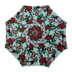 Light Blue Rose Vampire Golf Umbrellas