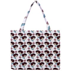 Redhead Girl Pattern Mini Tote Bag