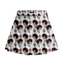 Redhead Girl Pattern Mini Flare Skirt View1