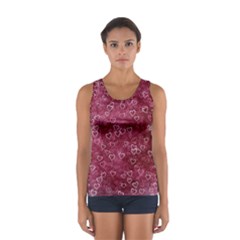 Heart Pattern Sport Tank Top 