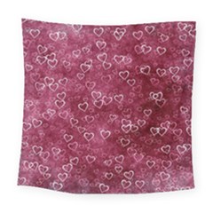 Heart Pattern Square Tapestry (large)