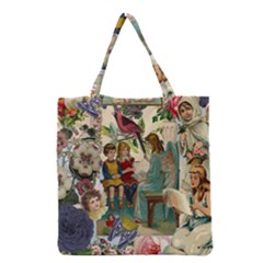 Angel Collage Grocery Tote Bag