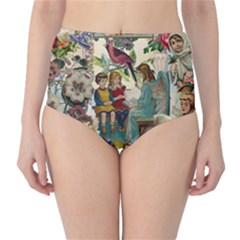 Angel Collage Classic High-waist Bikini Bottoms