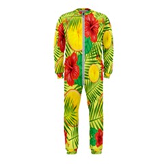 Orange Tropics Yellow Onepiece Jumpsuit (kids)