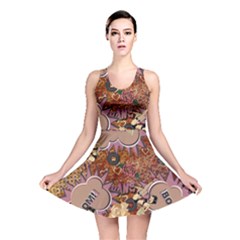 Pinup Floral Reversible Skater Dress by snowwhitegirl