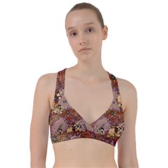 Pinup Floral Sweetheart Sports Bra