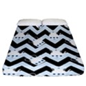 Blue Teapot Chevron Fitted Sheet (California King Size) View1