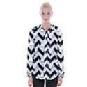 Blue Teapot Chevron Womens Long Sleeve Shirt View1