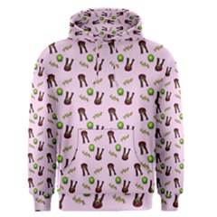 School Girl Pattern Pink Men s Pullover Hoodie by snowwhitegirl