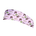 School Girl Pattern Pink Stretchable Headband View1