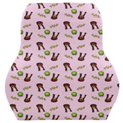 School Girl Pattern Pink Car Seat Back Cushion  by snowwhitegirl