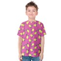 Lemons Pink Kids  Cotton Tee View1