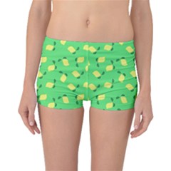 Lemons Green Boyleg Bikini Bottoms