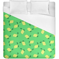 Lemons Green Duvet Cover (king Size) by snowwhitegirl