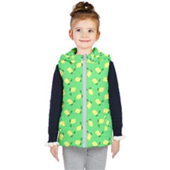 Lemons Green Kid s Hooded Puffer Vest